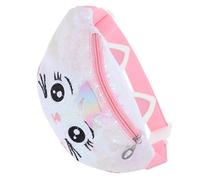 JEWEDECO Gürteltasche für Kinder: Gürteltasche mit glitzernden Pailletten, glänzende Hüfttasche, Schultertasche, Brusttasche mit verstellbarem Gürtel für Frauen und Mädchen