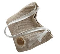 JEWEDECO Handgefertigte Strohtasche aus Stroh Leichte Große Strandtasche Modisch und Praktisch für Strand und Outdoor Picknick Geeignet