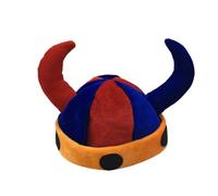 JEWEDECO Kreative Oxhorn Party Cosplay Mütze aus Weichem Samt und Atmungsaktivem Vliesstoff Stilvoller Performance Hut für Geburtstag und Besondere Anlässe