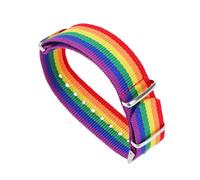 JEWEDECO Regenbogen Armband Damen Gewebtes Farbenfrohes Handschmuck Geschenk Mädchen Freundinnen Buntes Schmuckstück für Geburtstag Jubiläum