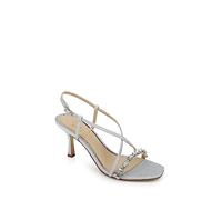 Jewel Badgley Mischka Damen Alexis Sandale mit Absatz, Silber, 38.5 EU
