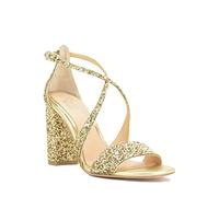 Jewel Badgley Mischka Damen Cook Sandale mit Absatz, Gold, 38 EU