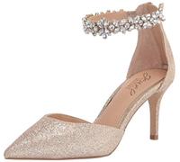 Jewel Badgley Mischka Damen Raleigh Pumps, Lt. Gold, 39.5 EU