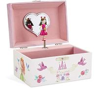 Jewelkeeper - Einhorn und Vögel Spieluhr Schmuckschatulle, Märchenprinzessin Design - Tanz der Zuckerfee Melodie Weiß