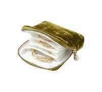 Jewelry Travel Case - Compartment Organizer Pouches, Multi-Compartment Zipper Pouch Compact Storage Solution Earring Ring | Perfect For Women Girls Office Outdoor Birthday Christmas Packing Gift