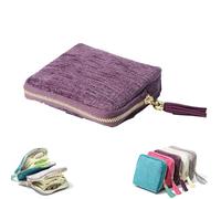 Jewelry Zippered Pocket Case,Small Jewelries Pouch Bags with Zipper & Tassel,Travel Jewelry Case, necklace travel organizer,Multi-Layer Storage for Earrings Necklaces Rings Bracelets Brooches (E)