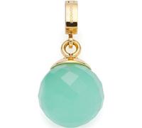 Leonardo 023658 Anhänger Catina Clip&Mix Edelstahl Goldfarben/Türkis