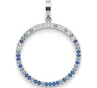 JEWELS BY LEONARDO Anhänger Clip & Mix Clarence • Ketten-Anhänger aus silberfarbenem Edelstahl • Pavé-Besatz • Schmuck Geschenk für Frauen • 024953
