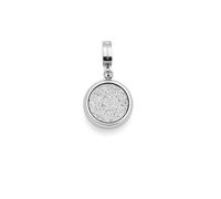 JEWELS BY LEONARDO Anhänger Clip & Mix Maurine • Ketten-Anhänger aus silberfarbenem Edelstahl • funkelnder Achat im Edelstahldesign • Clip M (4,8 mm Ø) • Schmuck Geschenk für Frauen • 025653