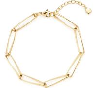 JEWELS BY LEONARDO Armband Consenza • Arm-Schmuck aus goldfarbenem Edelstahl • in sich gedrehte Kettenglieder • 18-22 cm Länge • Schmuck Damen • 024445