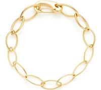 JEWELS BY LEONARDO Armband Tory • Arm-Kette aus goldfarbenem Edelstahl • großzügigen Kettengliedern • 19,5 cm Länge • Schmuck Geschenk für Frauen • 024921
