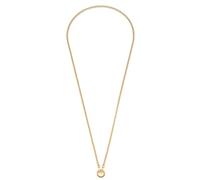 Charm-Kette LEONARDO "70 gold Paola Clip&Mix, 018389" Halsketten Gr. Edelstahl, Länge: 70 cm Breite: 3,4 mm, gelb (gelbgoldfarben) Damen Charms Armbänder Ketten (41087421-0)