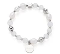 Leonardo Armband aus Edelstahl weiß