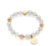 LEONARDO Damen Armband weiß / gold, Größe One Size, 5150360 Weiß / Gold One Size