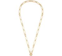 Leonardo 024266 Damen-Halskette 65 Mathilde Clip&Mix Edelstahl goldfarben