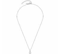 Leonardo Schmuck 023346 Damen-Kette Glitz/Weiß Isa Edelstahl