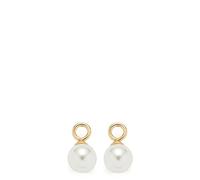 Leonardo Jewels Anhänger 2er Set gold Perla Beautys, Kettenanhänger, Modeschmuck, Edelstahl IP gold, Imitationsperlen, weiß, 021627