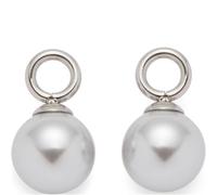JEWELS BY LEONARDO Ohrringe-Anhänger Perla Beauty's – Edelstahl, Imitationsperle hellgrau, 024335