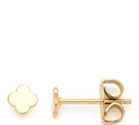 JEWELS BY LEONARDO Ohrstecker Ciao Janna 1 Paar • zarter Ohr-Schmuck aus goldfarbenem Edelstahl • Kleblatt-Ornamente • perfekt für Ear-Stacking • Schmuck Geschenk für Frauen • 023942