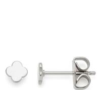 Leonardo Jewels Ohrstecker Ciao Janna, 1 Paar zarte Stecker aus Edelstahl mit Kleeblatt-Ornamenten, Ear-Stacking, silber, Schmuck Damen, 023900