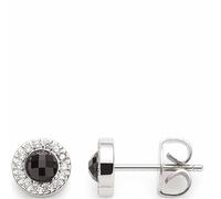 Leonardo 023349 Damen-Ohrstecker Ohrringe Glitz/Schwarz Isa