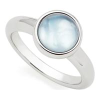 Leonardo Jewels Ring Bea für Damen aus Edelstahl mit Kristallglas in der Farbe Silber, Ringgröße: 19 cm, 024361