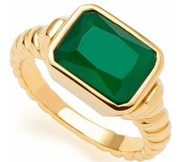 Leonardo 02321 Damenring Susa Edelstahl Goldfarben 57/18.1