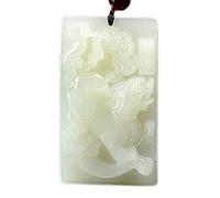 JFGCTYHXY Jadeit-Halskette, Halskette mit Anhänger aus reinem Obsidian, Symbol for Sternzeichen und Bodhisattva, Amulett Talisman(Classic Pixiu Pendant)