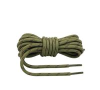 JFNKLFG 2 Paar Outdoor-Wander-Schnürsenkel, runde Schnürsenkel, hochdichtes Weben, feine Textur, Stiefel, Unisex Für Wander- und Arbeitsstiefel(Green brown,160cm)