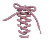 JFNKLFG 4 Paar 8 mm dicke runde Schnürsenkel for Turnschuhe, Laufsport-Schnürsenkel, 100/120/140/160 cm, for Schuhzubehör Für Wander- und Arbeitsstiefel(Gray Purple,160cm)