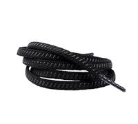 JFNKLFG 4 Paar Silikon-Anti-Rutsch-Seil-Schnürsenkel, rutschfeste, flache, doppelseitige Schnürsenkel for Sneakers, Schuhe, Zubehör für Turnschuhe, Sportschuhe(Black,120cm)