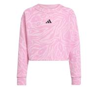 adidas Sportswear Future Icons Cropped Sweatshirt Mädchen JW7541 - true pink/st tropic bloom/black 164