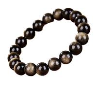 JgYiAngBq Armband Obsidian Mondstein Quarzs Armbänder for Damen Herren Armreif