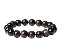 JgYiAngBq Armband Obsidian Mondstein Quarzs Armbänder for Damen Herren Armreif