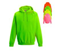 JH004 Just Hoods Kapuzenpullover in leuchtenden auffälligen Farben Electric Yellow S