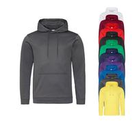 JH006 Just Hoods Kapuzenpullover aus Polyester Steel Grey (Solid) M