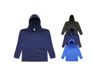 JH006K Just Hoods Kinder Kapuzenpullover aus Polyester Hoodie Jet Black 7/8 (M)