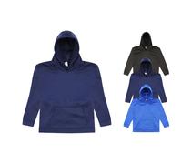 JH006K Just Hoods Kinder Kapuzenpullover aus Polyester Jet Black 3/4 (XS)