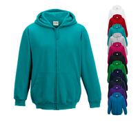 JH050K Just Hoods Kinder Kapuzenjacke ohne Zugbänder Baby Pink 9/11 (L)