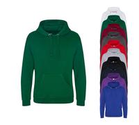 JH101 Just Hoods Kapuzenpullover Schwere Qualität Heather Grey S