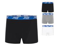 JHK900 JHK Herren Short Boxer Unterhosen (3er Pack) Black L