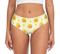 JHKKU Unterwäsche für Damen, weich, atmungsaktiv, Hipster-Bikini-Slip, Cute Duck 2, M