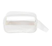 JHKNNK Kosmetiktasche Kleine Make Up Tasche Tragbarer Kulturbeutel mit Reißverschluss aus Pu Transparente mit Einzigartigem Fassungsvermögen für Reise und Outdoor