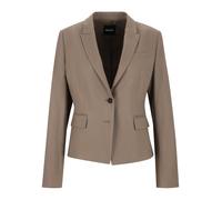 BOSS Slim-Fit Blazer aus elastischer Gabardine - Style Jia18, 50564479 Hellbraun 34