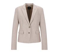BOSS Slim-Fit Blazer aus meliertem Flanell - Style Jia18, 50567167 Hellbeige 34