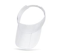 JIAHG Unisex Visor Cap Schnell trocknende Sonnenhut Sommerhut Damen Ultraleicht Visier Laufvisier Herren Laufmütze Golfmütze Sport Schirmmütze Sonnenvisor (DE/NL/SE/PL, Numerisch, 48, 62, Weiß)