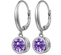 Jiamiaoi Ohrringe Hängend Damen Hängende Ohrringe Silber 925 Hängend Lang Ohrhänger Silber Infinity Unendlichkeit Damen Schmuck