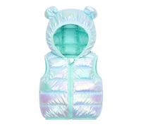 JiAmy Kinder Steppweste Mädchen Jungen für Größe 86-128 | Leichte ärmellose Jacke für 1-8 Jahre, ideal für Outdoor & Schule, pflegeleicht, vielseitig kombinierbar for active girls