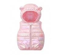 JiAmy Kinder Steppweste Mädchen Jungen für Größe 86-128 | Leichte ärmellose Jacke für 1-8 Jahre, ideal für Outdoor & Schule, pflegeleicht, vielseitig kombinierbar for active girls
