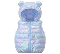 JiAmy Kinder Steppweste Mädchen Jungen für Größe 86-128 | Leichte ärmellose Jacke für 1-8 Jahre, ideal für Outdoor & Schule, pflegeleicht, vielseitig kombinierbar for active girls